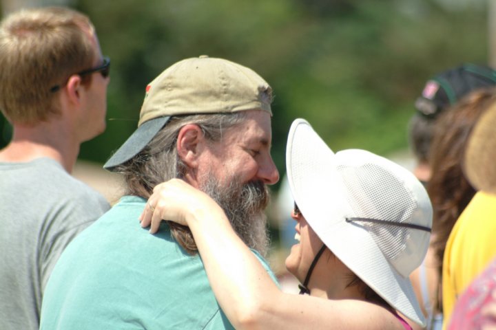 Bill and Dagney at the Blues Festival