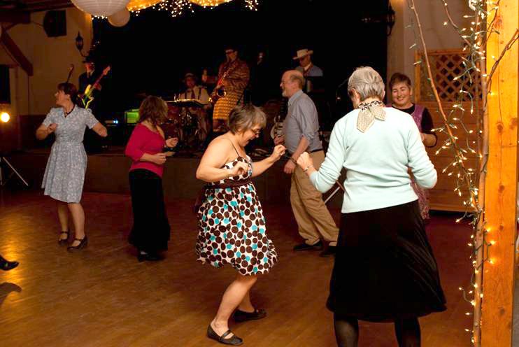 Dagney  and Friends dancing for fun at Echo Hill