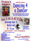 Dancing 4 a Dancer Benefit Dance Poster